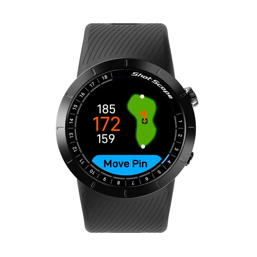 Shot Scope X5 Premium Golf GPS Watch with Automatic Performance Tracking