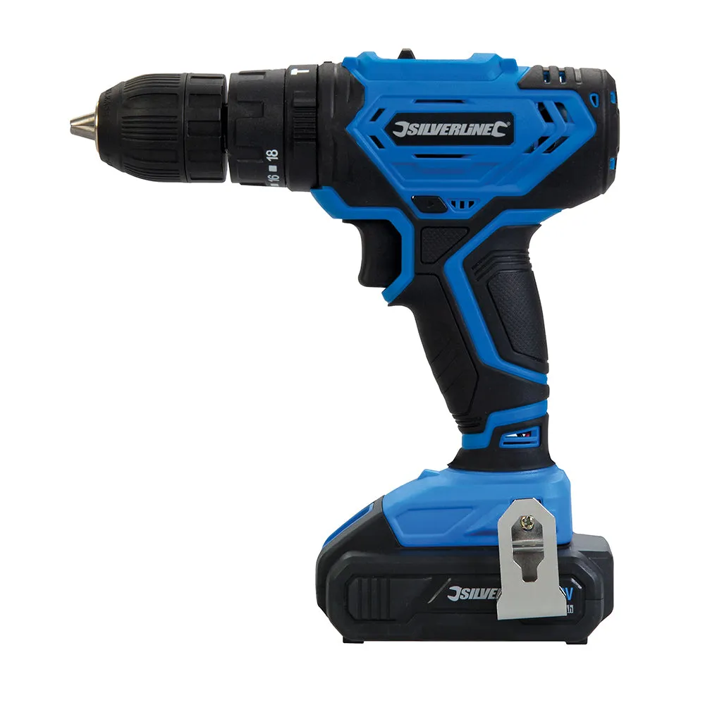 Silverline 998003 18V cordless Combi Hammer Drill