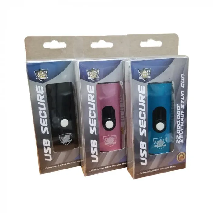 Streetwise USB Secure 22,000,000 Keychain Stun Gun