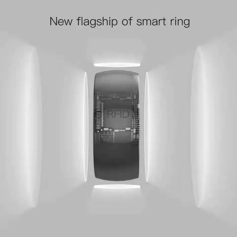 Stylish Nfc Smart Ring with Micro-crystal Zirconia Ceramics