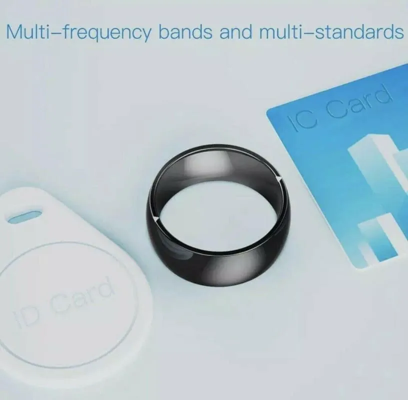 Stylish Nfc Smart Ring with Micro-crystal Zirconia Ceramics