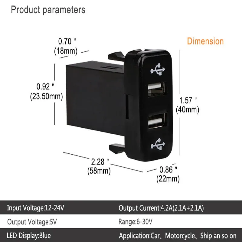 Suzuki Dual Port USB Charger