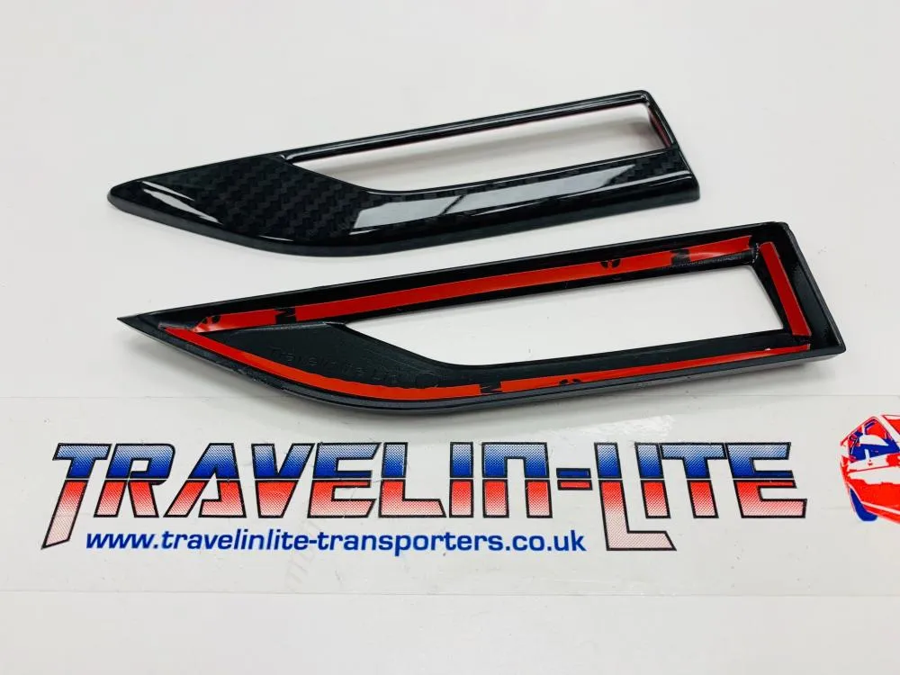 T6 Transporter Side Repeater Cover Carbon Fibre Pair 15 Onwards New