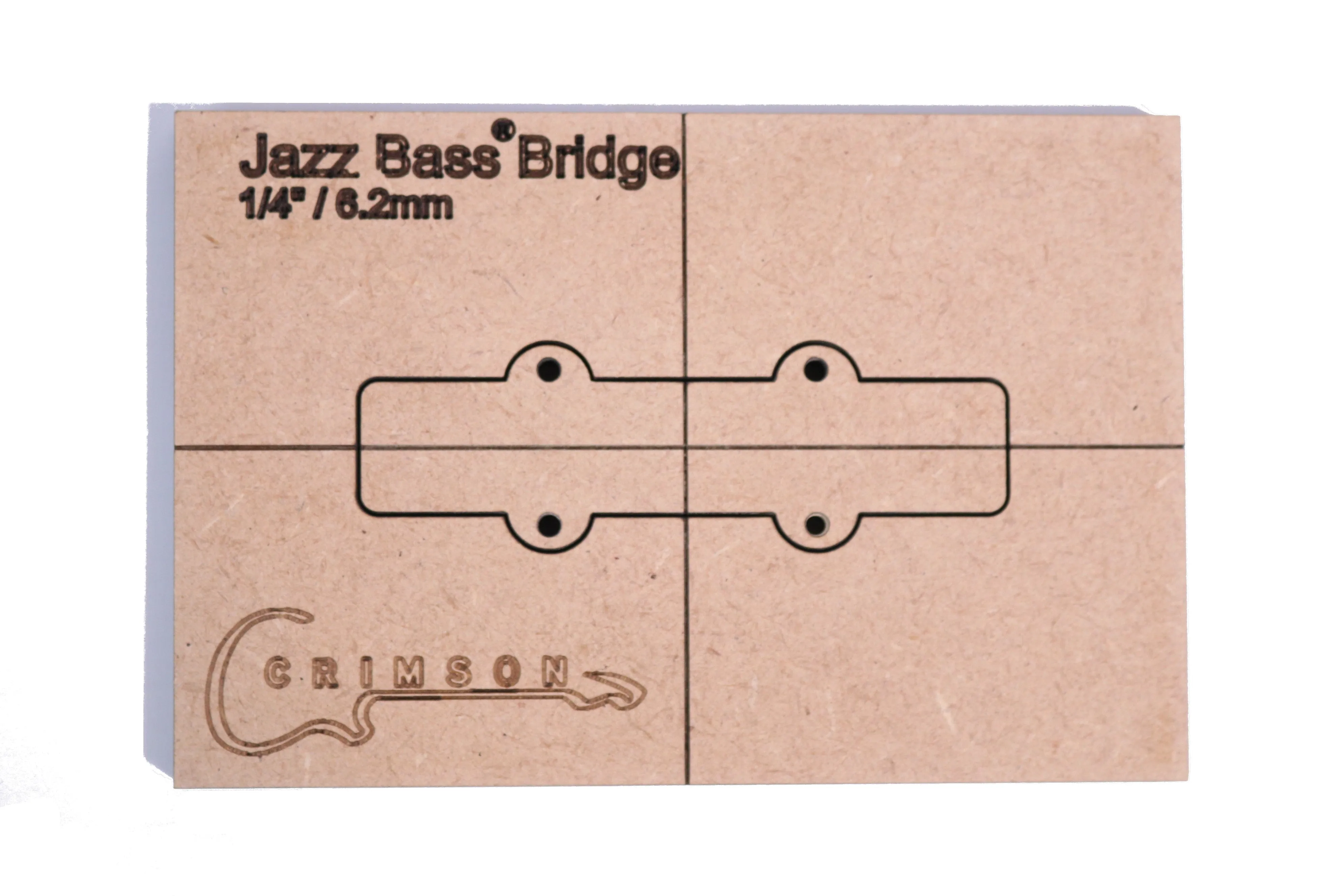 Template - Jazz Bass Bridge Pick-Up Cavity