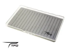 TFO Clear Fly Box With Slit Foam Holds 352 Flies