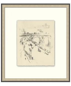 The Bridge Etching Sketch