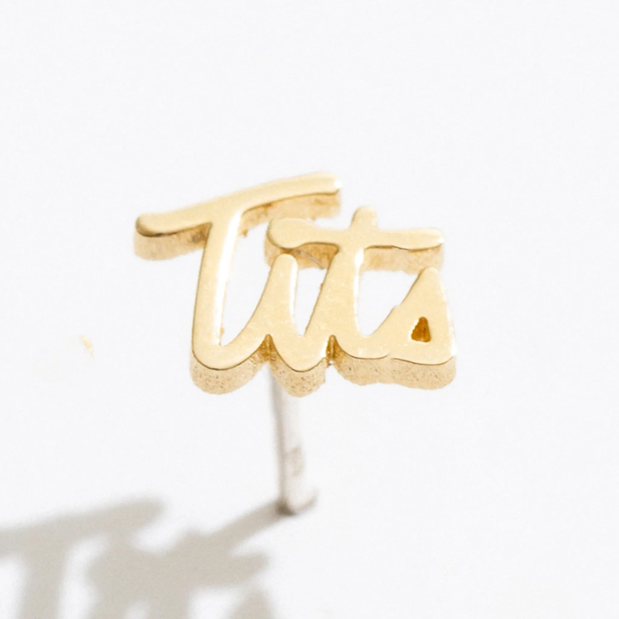 Tits Script Studs