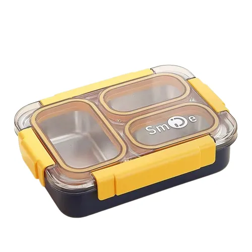 Toki Buffet 100% Spill-Proof 3 Compartment Bento Box