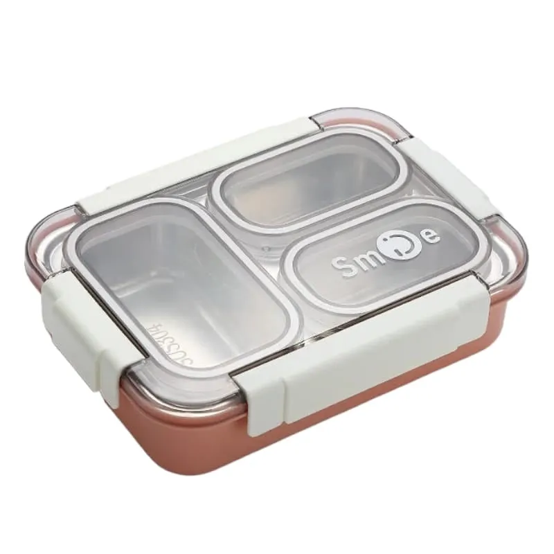 Toki Buffet 100% Spill-Proof 3 Compartment Bento Box