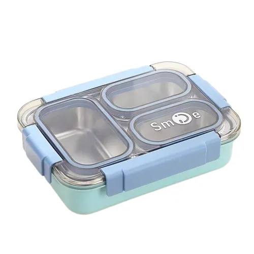 Toki Buffet 100% Spill-Proof 3 Compartment Bento Box