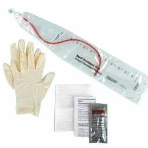 TOUCHLESS Plus Unisex Vinyl Intermittent Catheter Kit 14 Fr 1100 mL