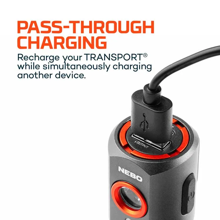 Transport 400 2-In-1 Car Charger and Flashlight