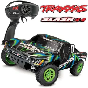 Traxxas Slash 4X4 1/10 4WD XL-5 RTR Short Course Truck Green