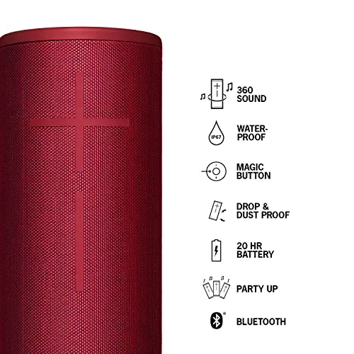 Ultimate Ears MEGABOOM 3 Portable Wireless Bluetooth Speaker