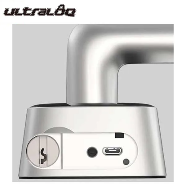 Ultraloq - Electronic Smart Lever Set w/ Wi-Fi Bridge - Finger Print Reader - Bluetooth - Touchscreen Keypad - Key Override