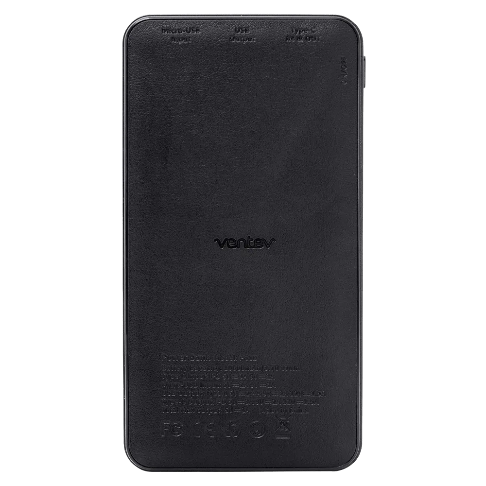 Ventev Portable Battery PD 10,000 mAh Gray by Ventev