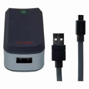 Ventev Wallport r1240 Series 2.4A Wall Charger with Micro-USB Cable - Gray