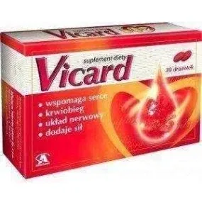 Vicard dragees x 30, how to stop aging, circulatory system diseases