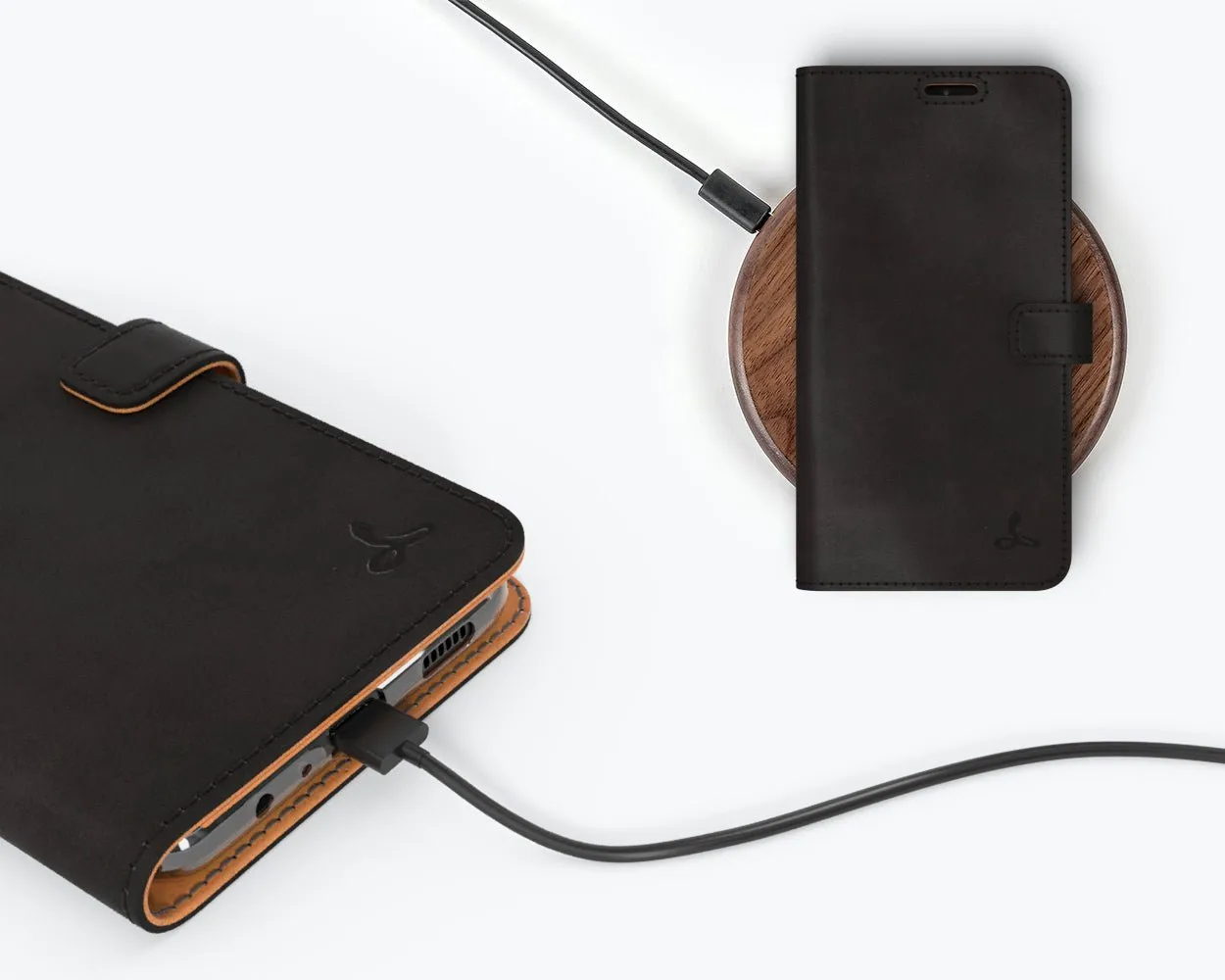 Vintage Leather Wallet - Samsung Galaxy A12