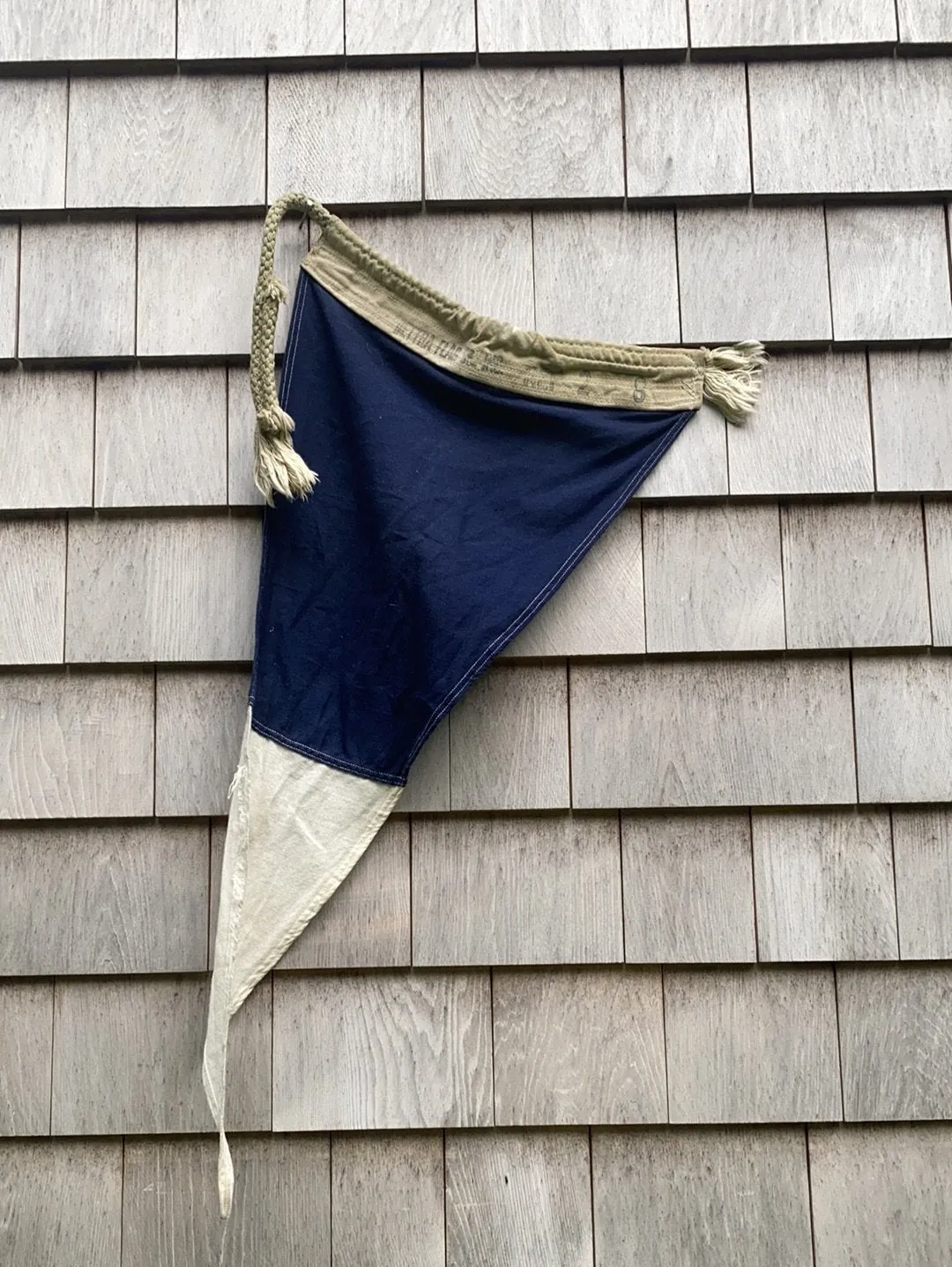 Vintage Nautical "Second Repeater” Signal Flag