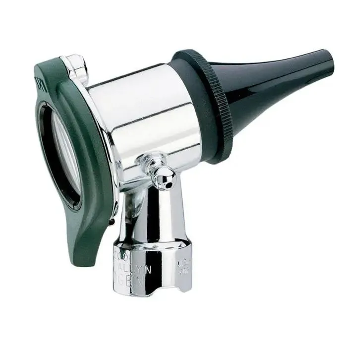 Welch Allyn 3.5 V Halogen HPX Pneumatic Otoscope with Reusable Ear Specula, Power Handle Not Included