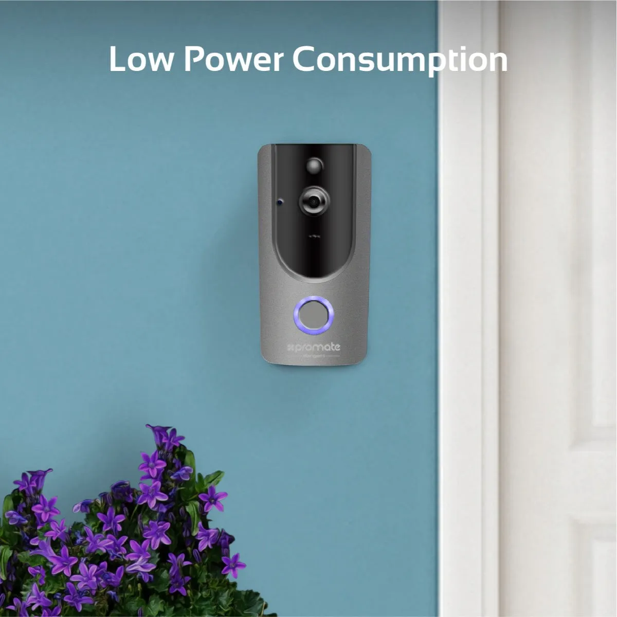 Wi-Fi HD Video Doorbell with Smart Motion Security System