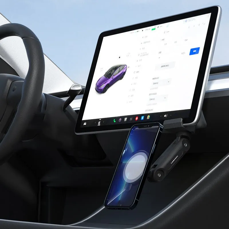 Wireless Charging Phone Mount For Tesla Model 3/Y/S/X