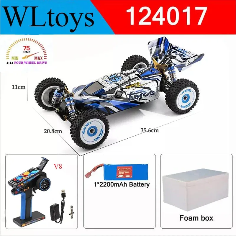 Wltoys Vortex V8 1/12 4WD Brushless RC Off-Road Racer