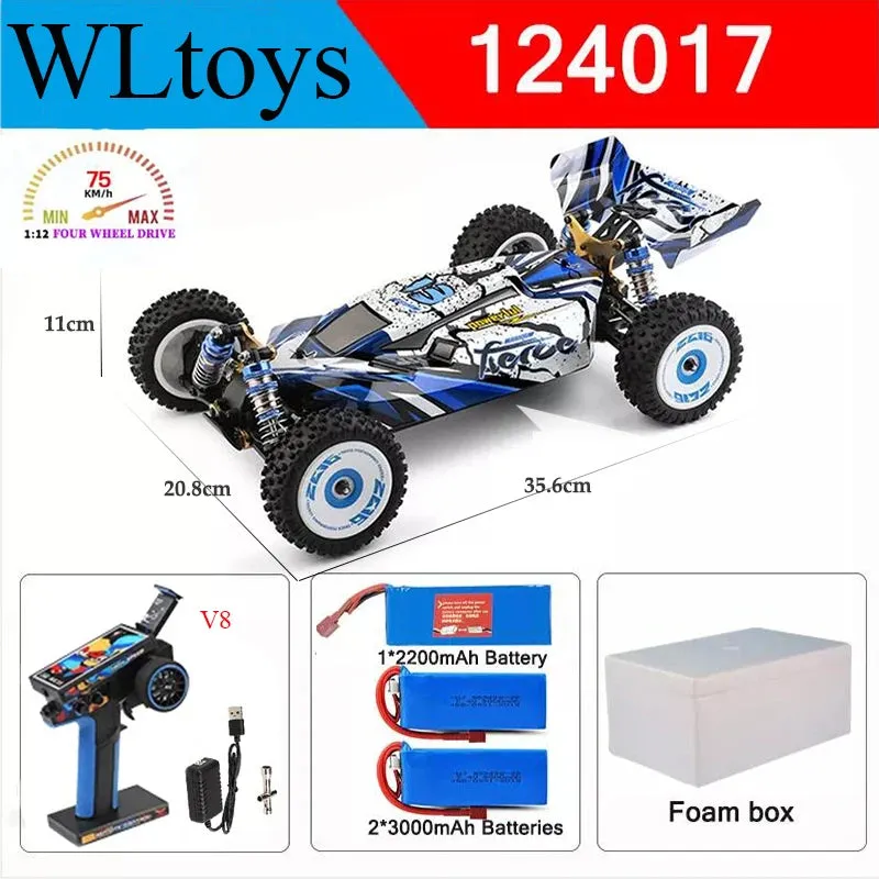 Wltoys Vortex V8 1/12 4WD Brushless RC Off-Road Racer