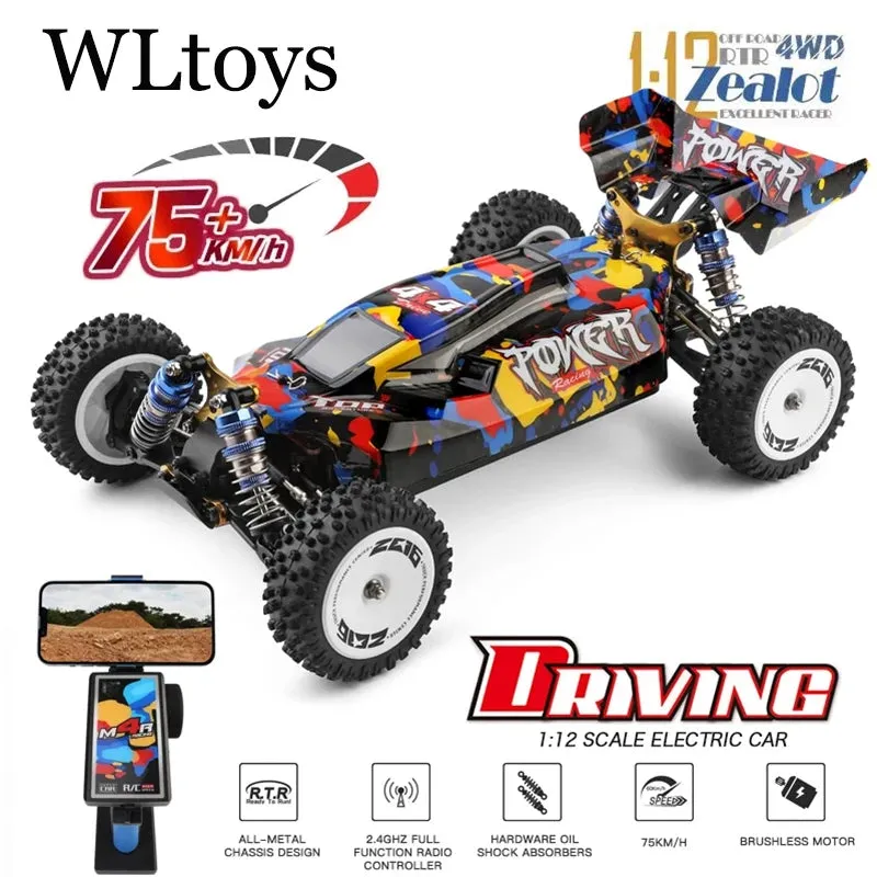 Wltoys Vortex V8 1/12 4WD Brushless RC Off-Road Racer