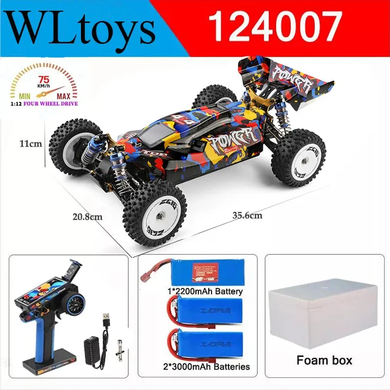 Wltoys Vortex V8 1/12 4WD Brushless RC Off-Road Racer