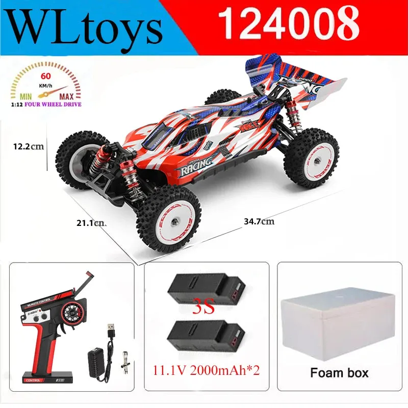 Wltoys Vortex V8 1/12 4WD Brushless RC Off-Road Racer