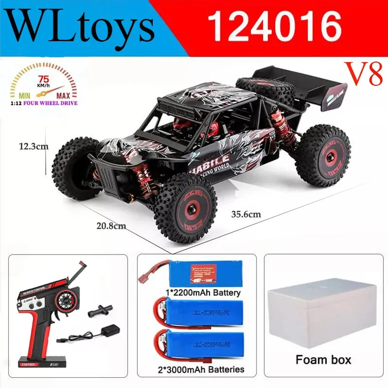 Wltoys Vortex V8 1/12 4WD Brushless RC Off-Road Racer