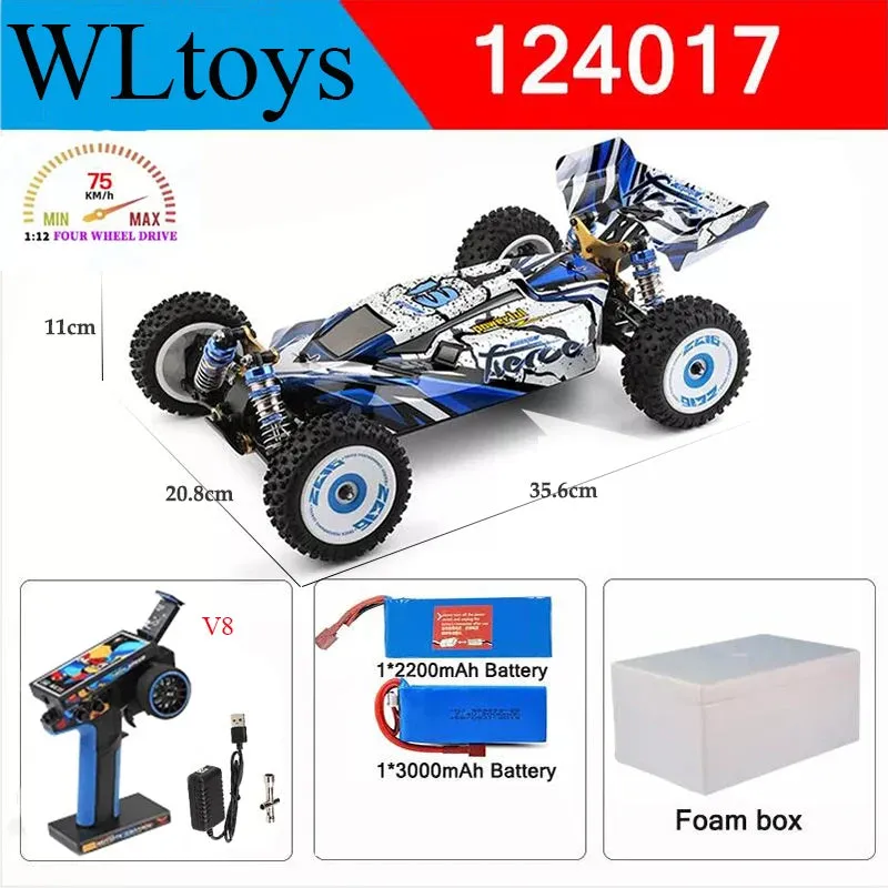 Wltoys Vortex V8 1/12 4WD Brushless RC Off-Road Racer