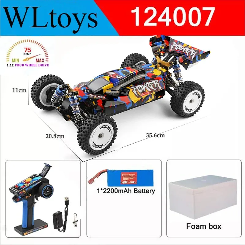 Wltoys Vortex V8 1/12 4WD Brushless RC Off-Road Racer