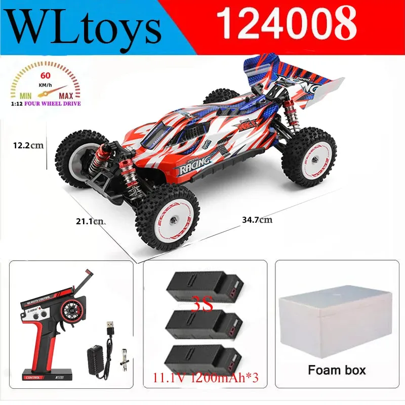 Wltoys Vortex V8 1/12 4WD Brushless RC Off-Road Racer