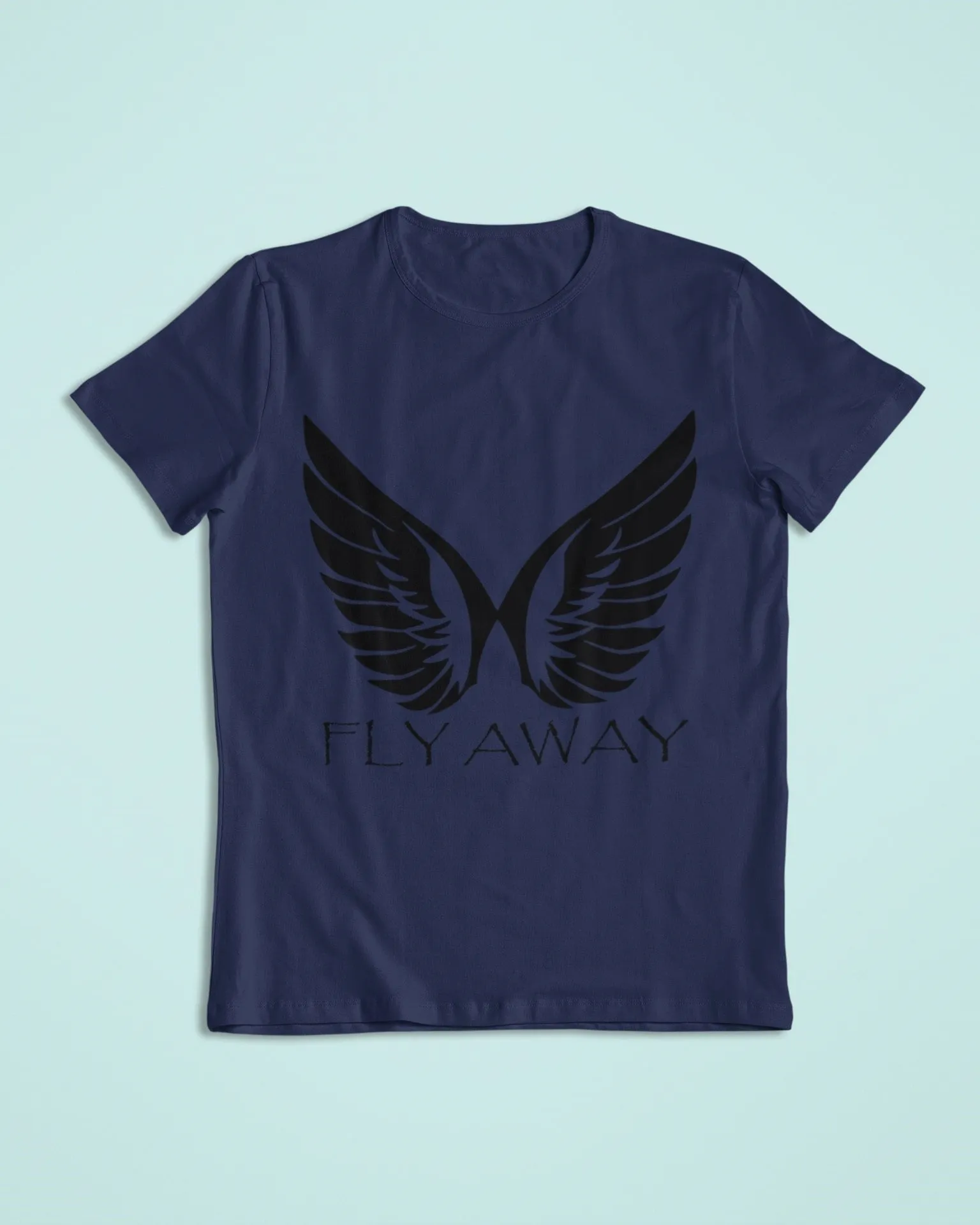 Women Cotton T Shirts (Wings Graphic)