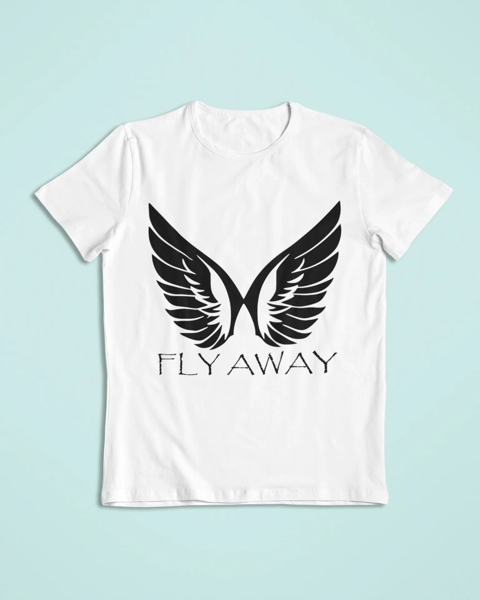 Women Cotton T Shirts (Wings Graphic)